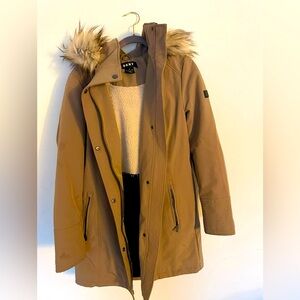 DKNY coat jacket with hood